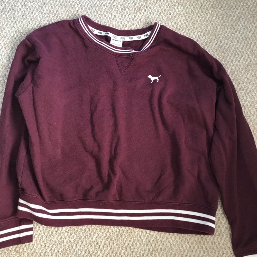 Pink crew neck